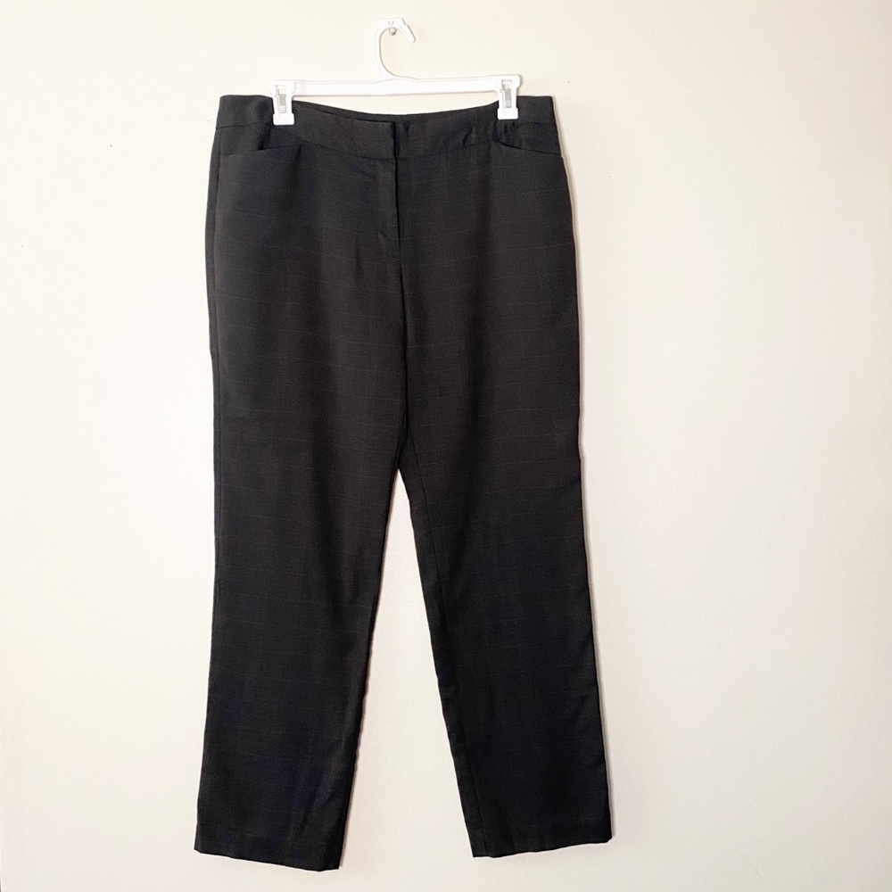 Worthington - Women's Checkered Modern Fit Dress Pants (Size - 16)